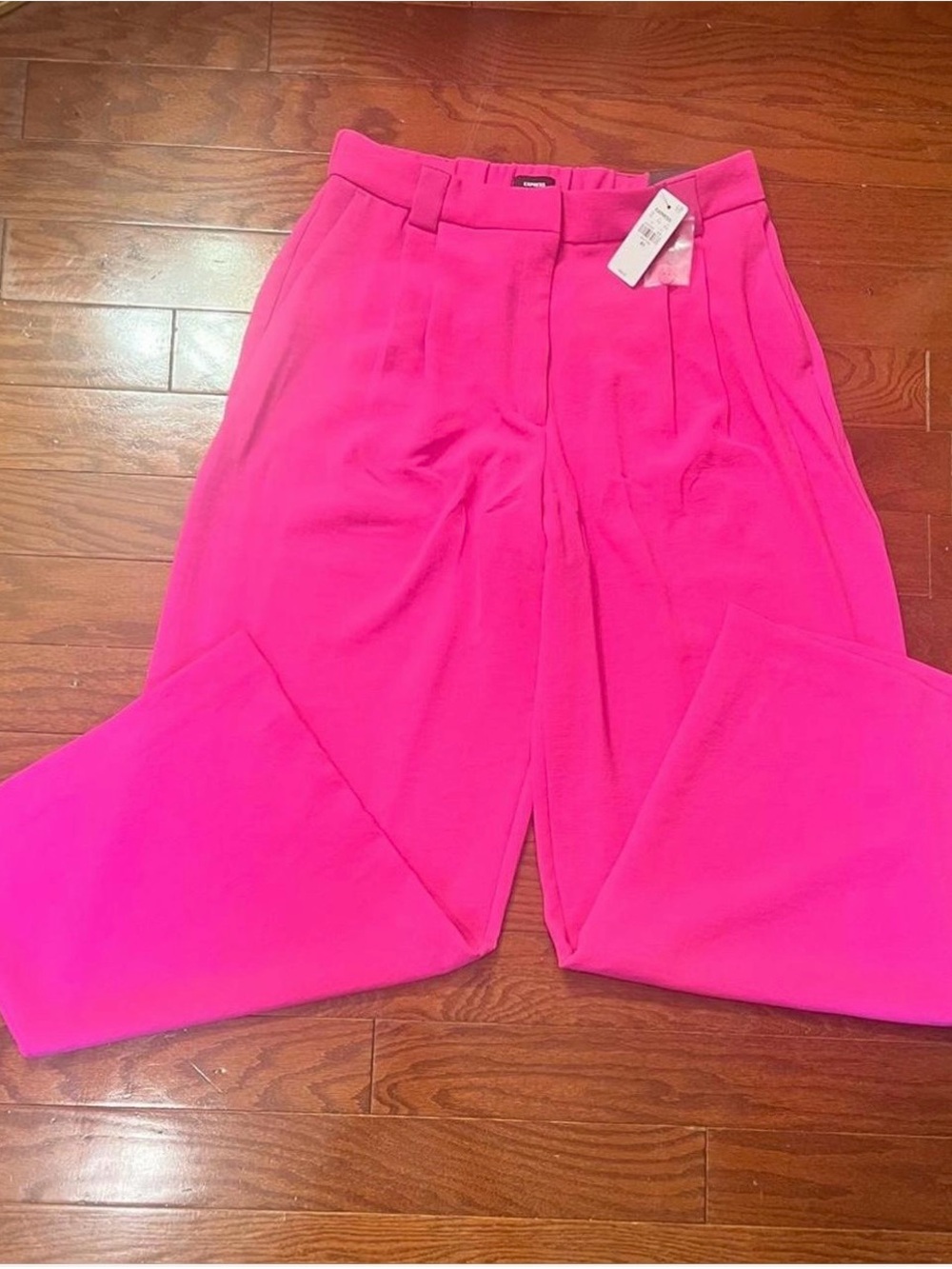 Express Hot Pink Wide-Leg Trousers
